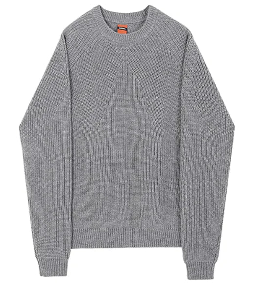 Men's Solid Color Sweater Coat