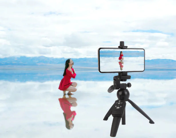 Bluetooth Tripod Stand for Live Streaming and Remote