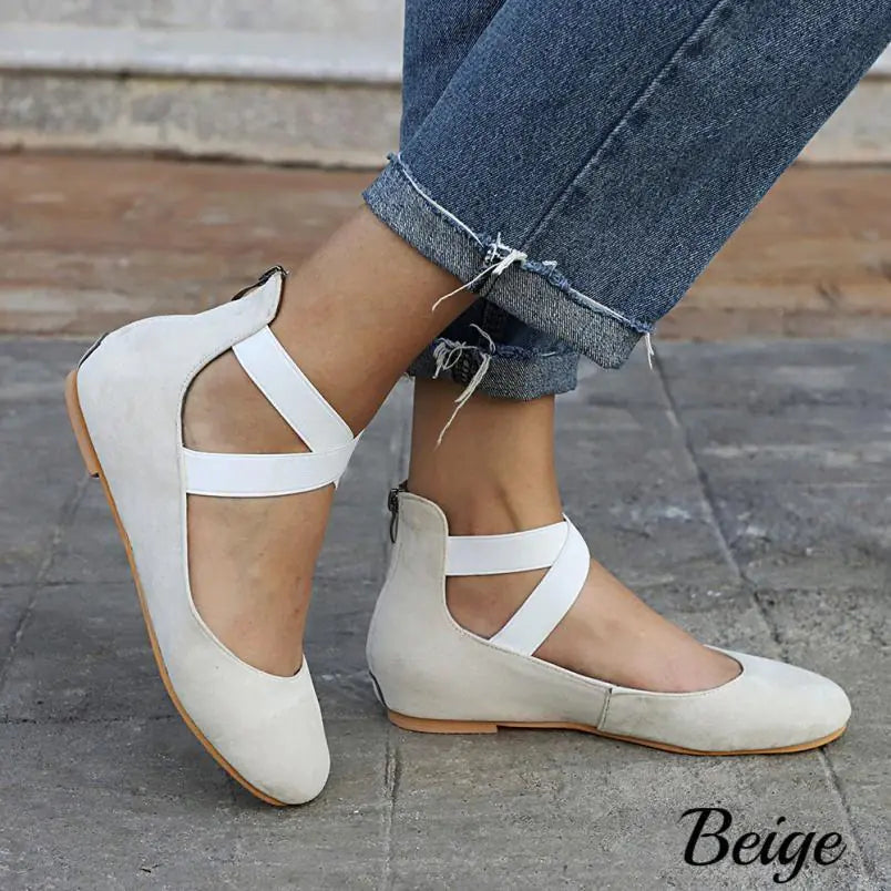 Mandalaye Elastic Ballet Flats