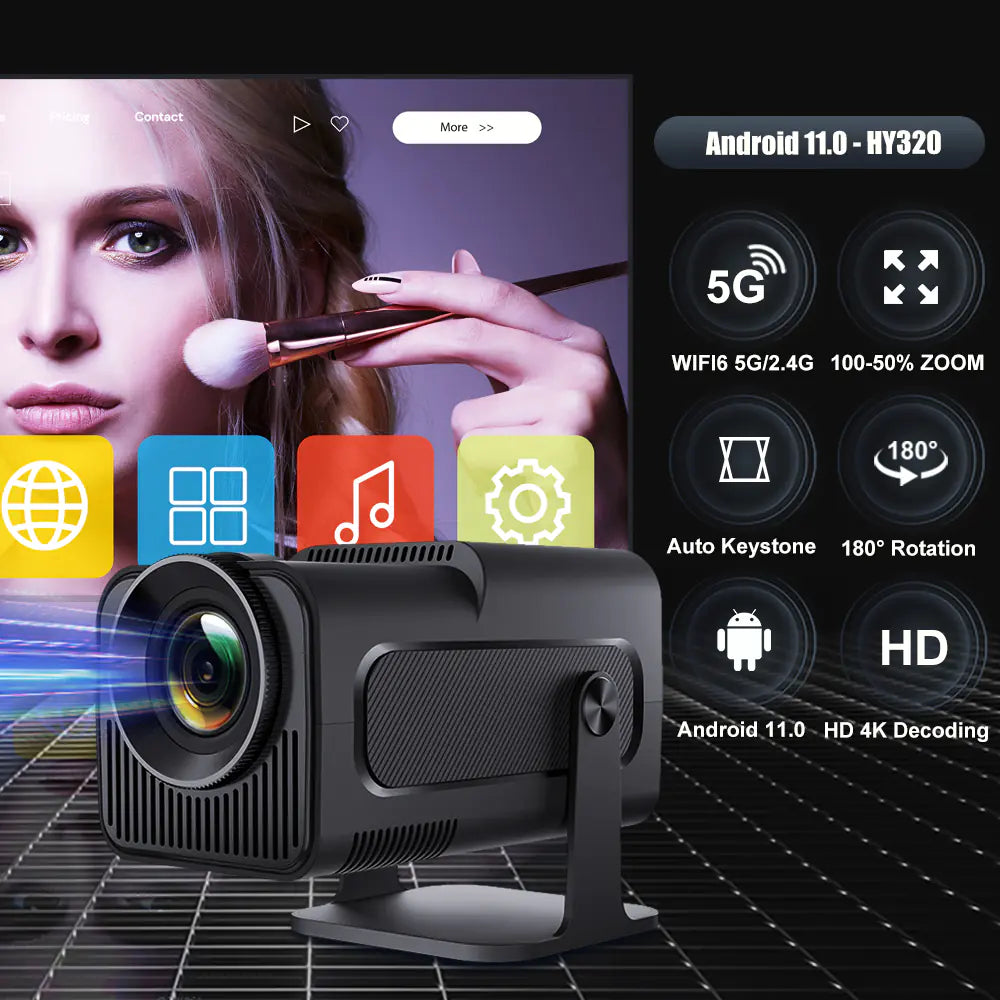 Portable 4K Outdoor Projector