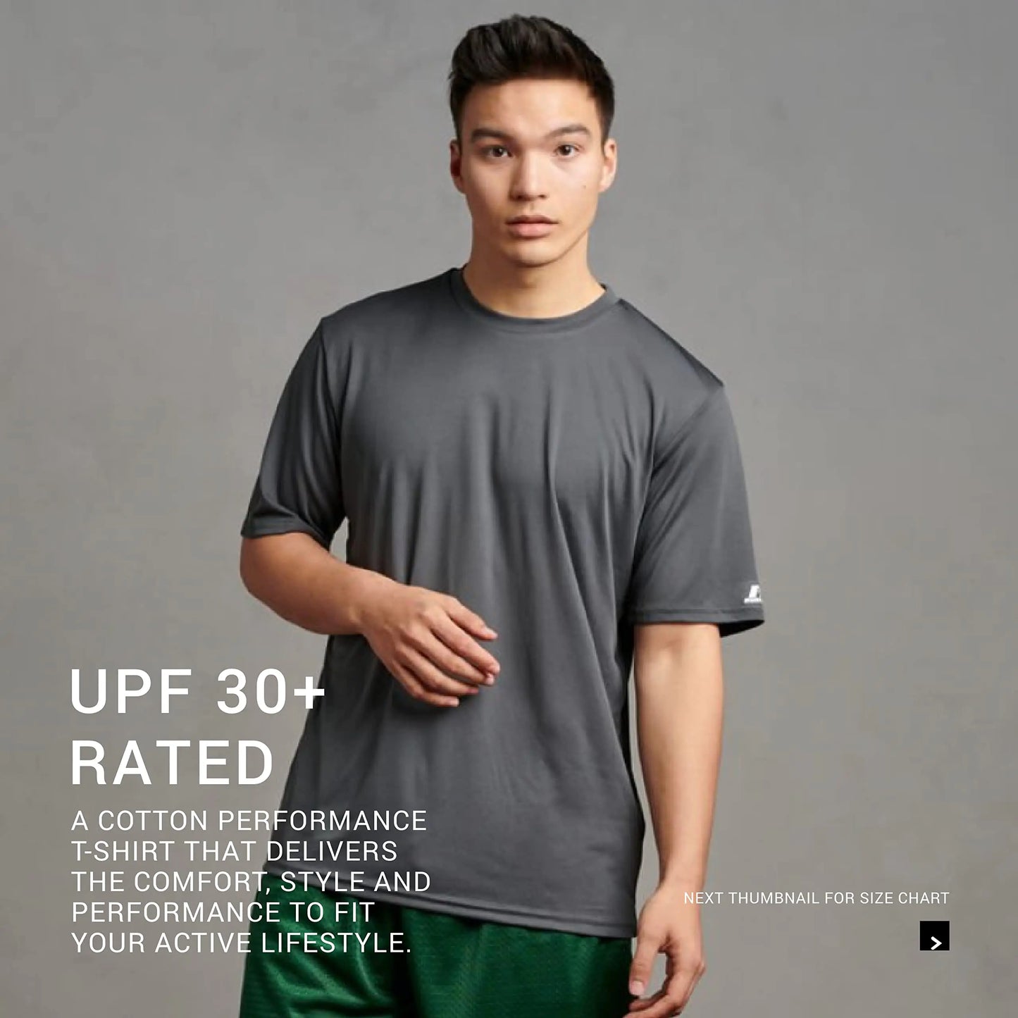 Russell Athletic Men's Short Sleeve Performance T-Shirt 4X-Large Burnt Orange