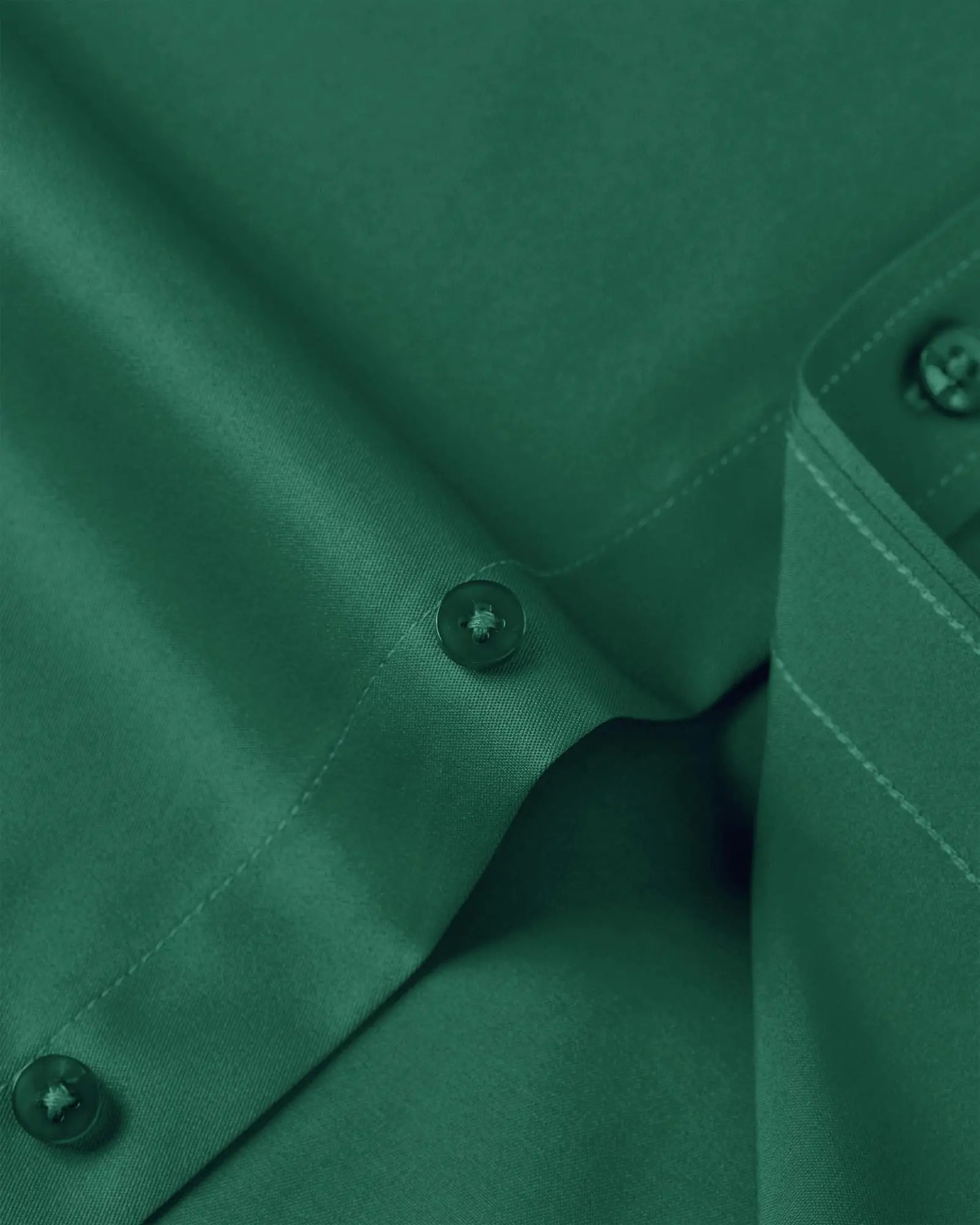 J.VER Men's Dress Shirts Solid Long Sleeve Stretch Wrinkle-Free Formal Shirt Business Casual Button Down Shirts Vintage Green Medium