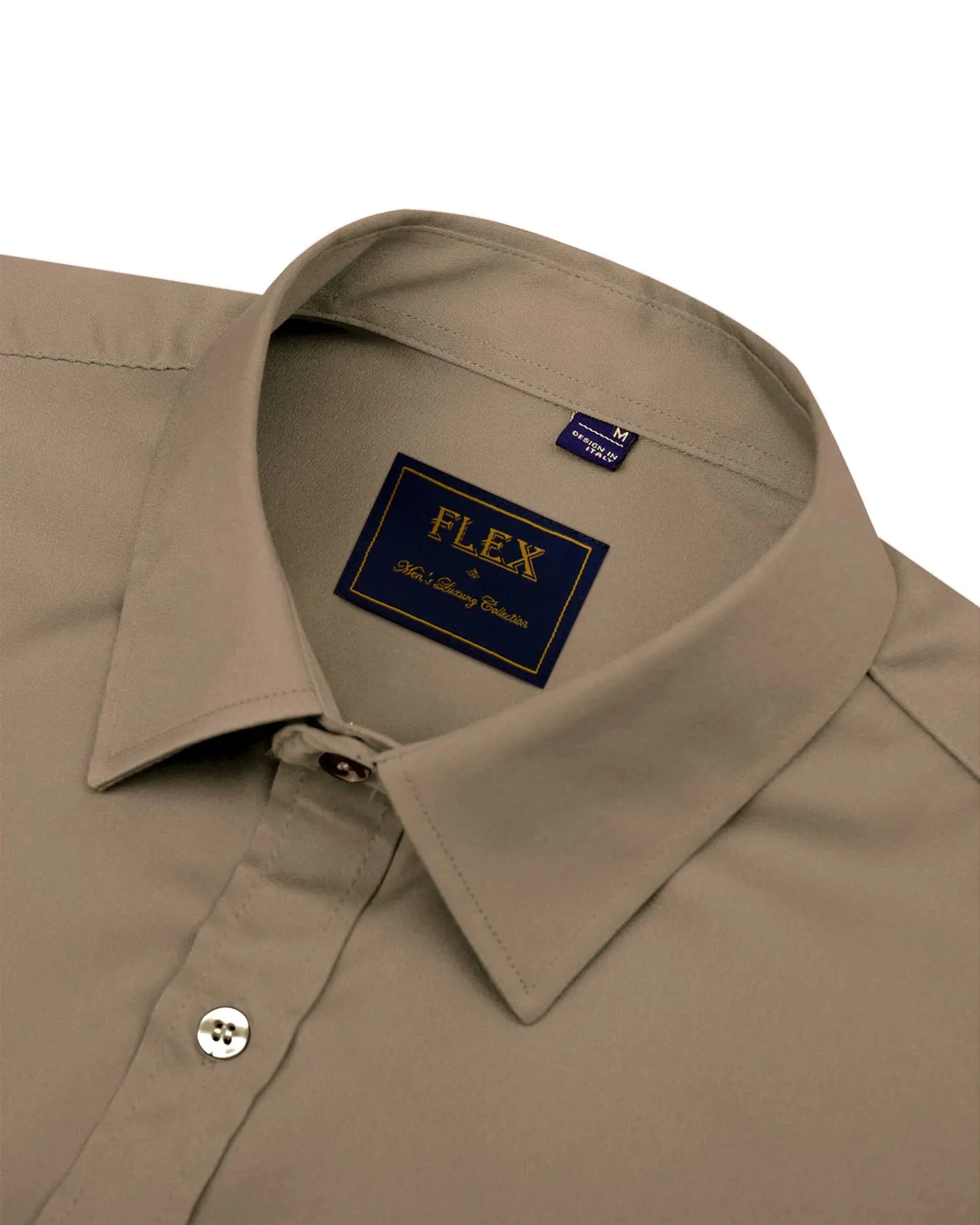 J.VER Men's Dress Shirts Solid Long Sleeve Stretch Wrinkle-Free Formal Shirt Business Casual Button Down Shirts Vintage Green Medium
