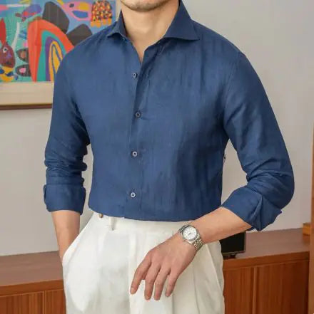 Long Sleeve Shirt - Breathable Linen