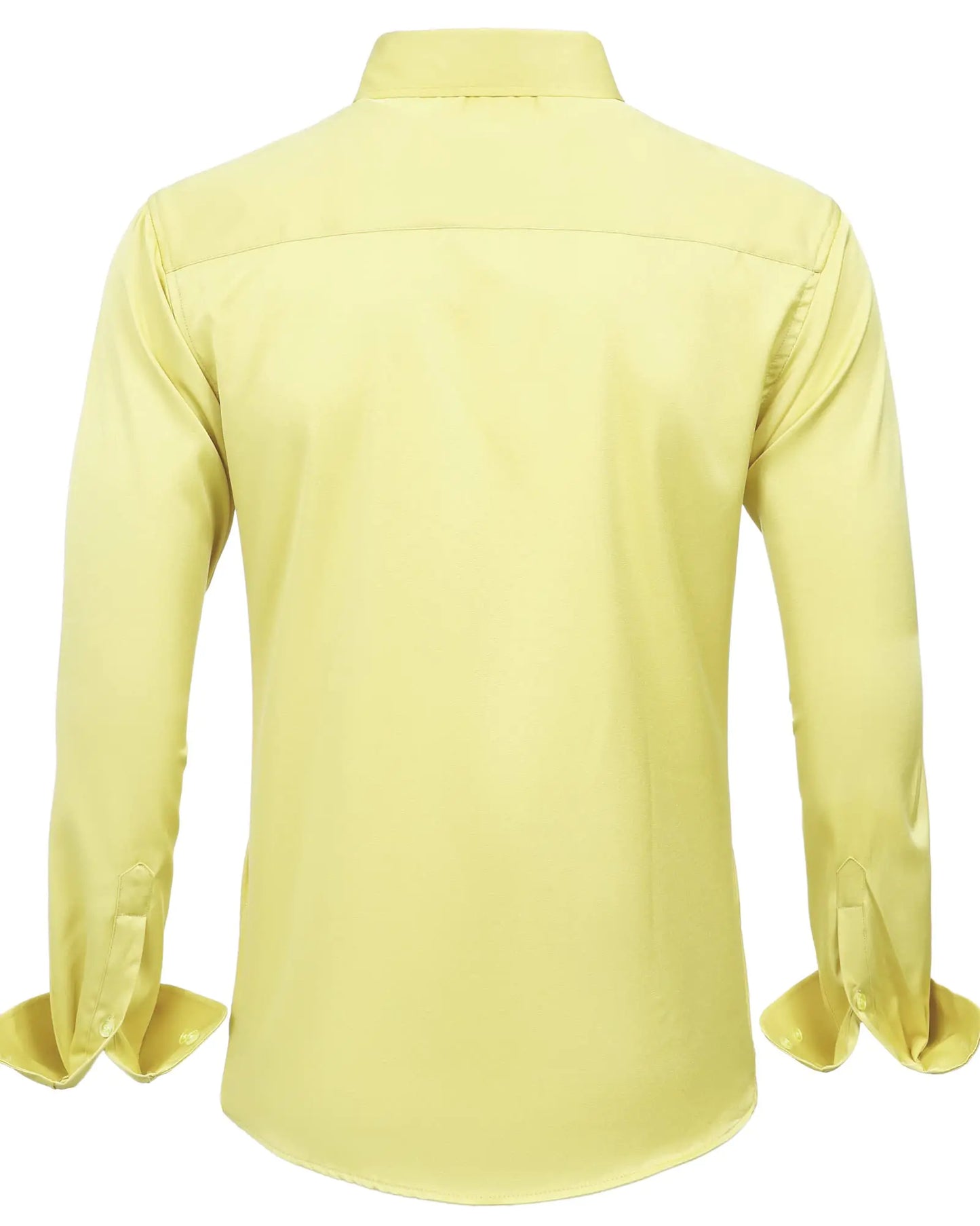 J.VER Men's Dress Shirts Solid Long Sleeve Stretch Wrinkle-Free Formal Shirt Business Casual Button Down Shirts Vintage Green Medium