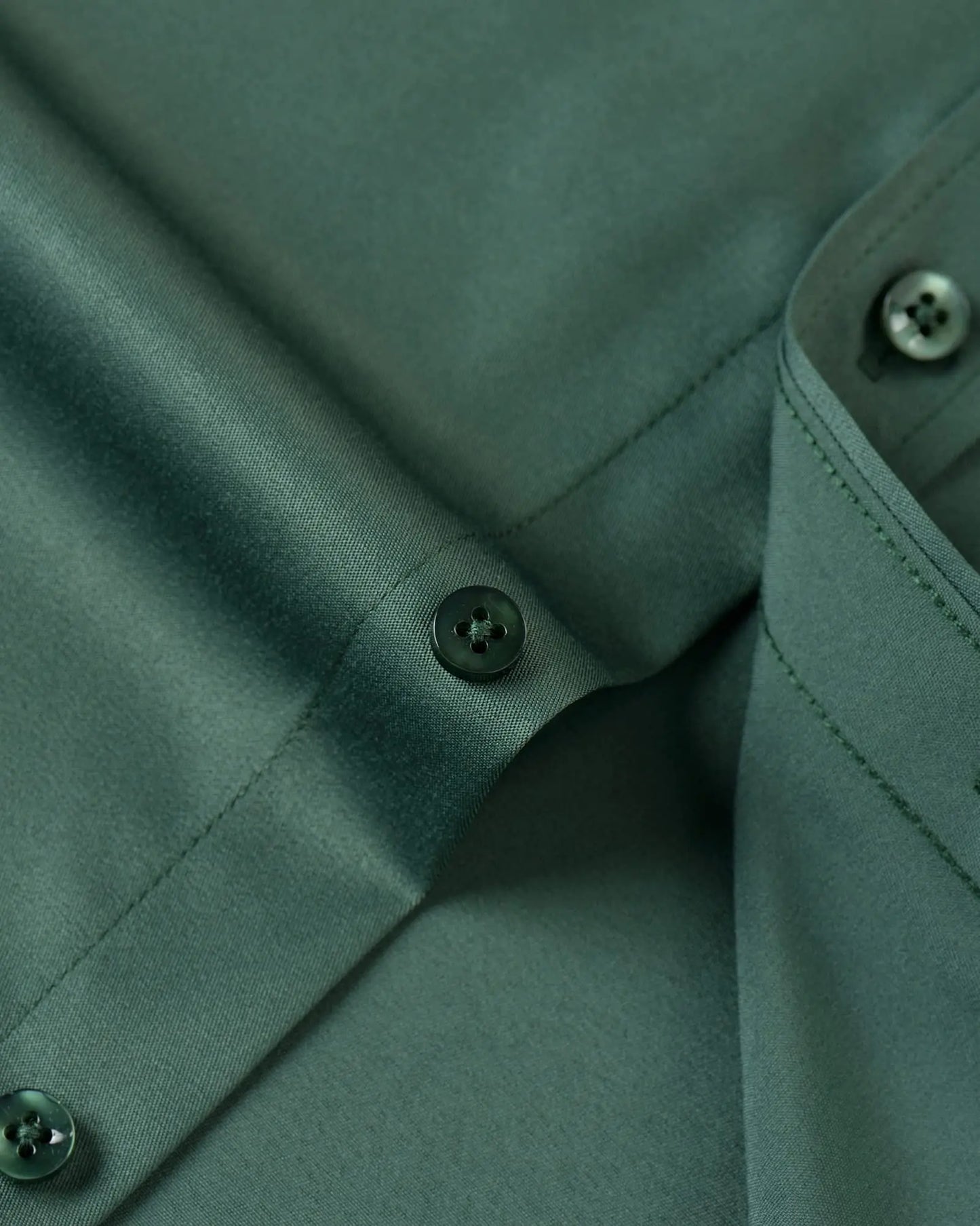 J.VER Men's Dress Shirts Solid Long Sleeve Stretch Wrinkle-Free Formal Shirt Business Casual Button Down Shirts Vintage Green Medium