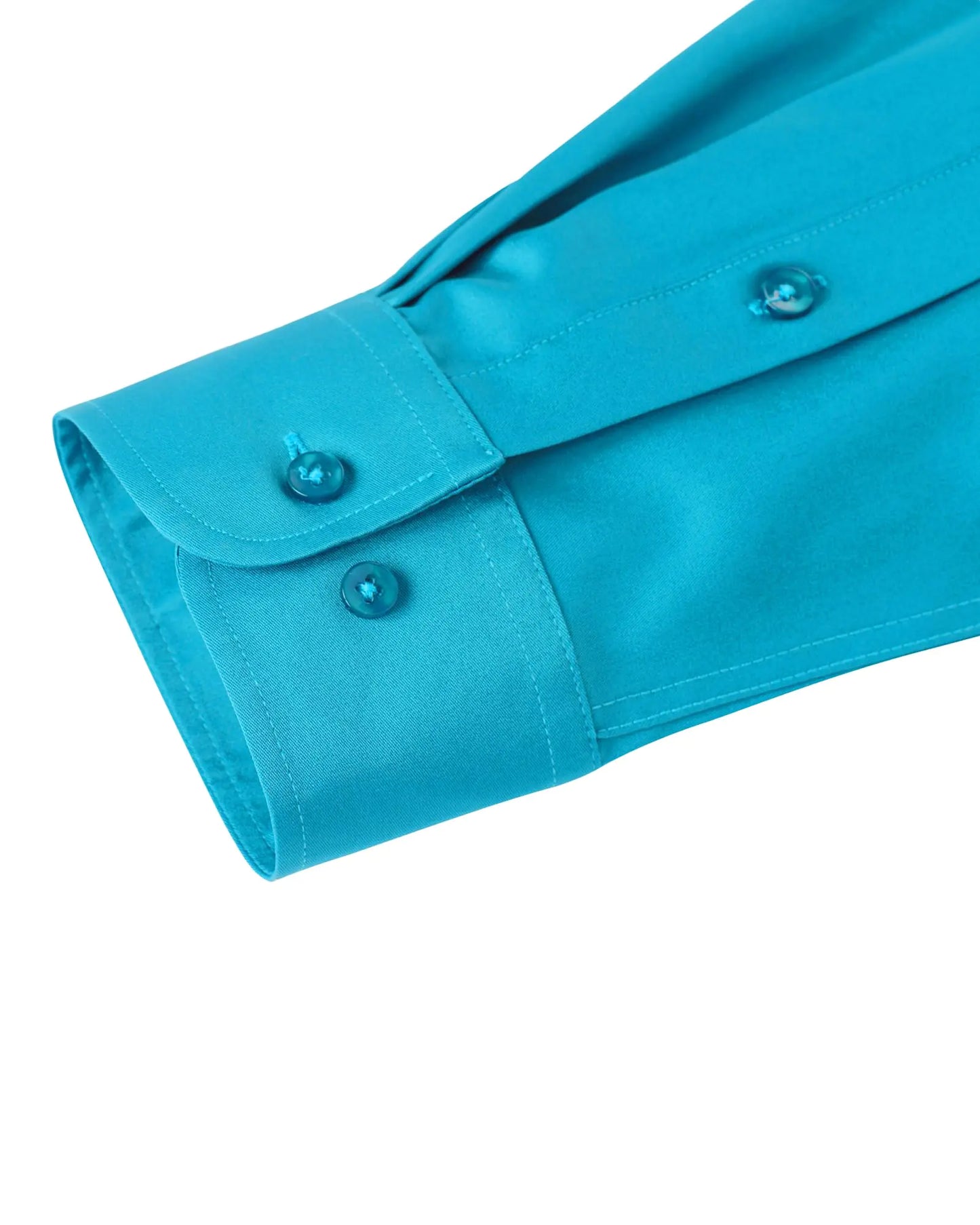 J.VER Men's Dress Shirts Solid Long Sleeve Stretch Wrinkle-Free Formal Shirt Business Casual Button Down Shirts Vintage Green Medium